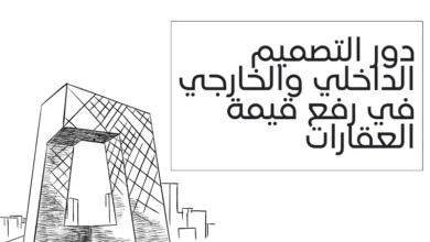دور التصميم الداخلي والخارجي في رفع قيمة العقارات (1)